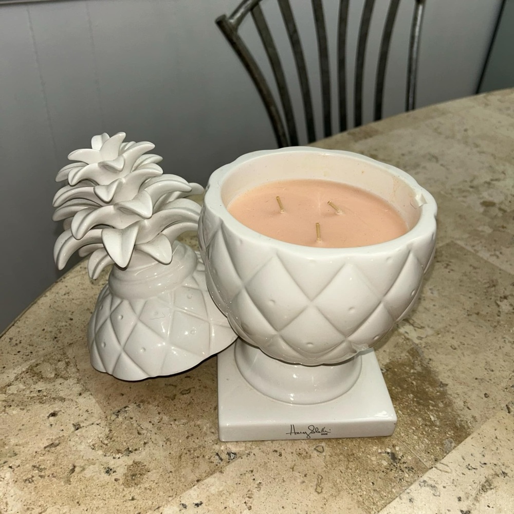 Harry Slatkin Pineapple Candle - Picture 2 of 5